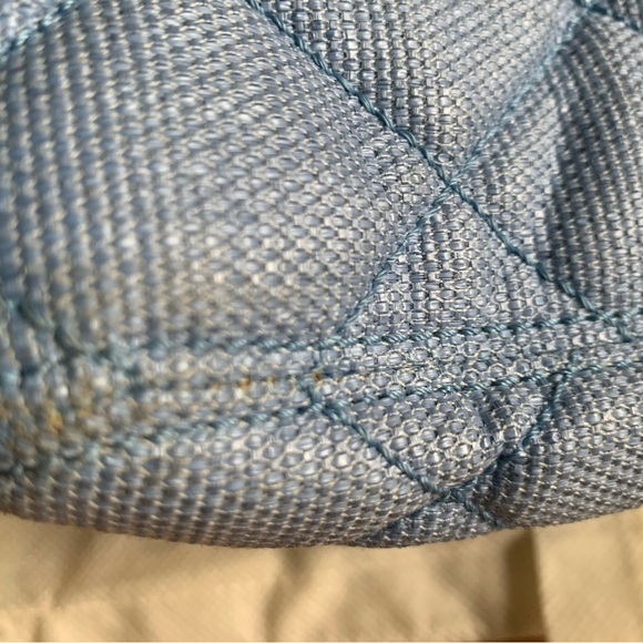 Authentic Chanel Rafia Denim Tote💕 - Picture 9 of 15